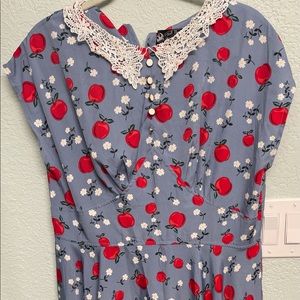 Hell Bunny Vixen Apple Dress